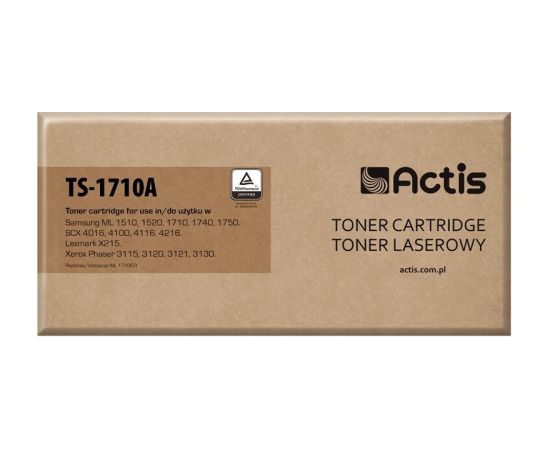 Actis TS-1710A toner for Samsung printer; Samsung ML-1710D3 replacement; Standard; 3000 pages; black