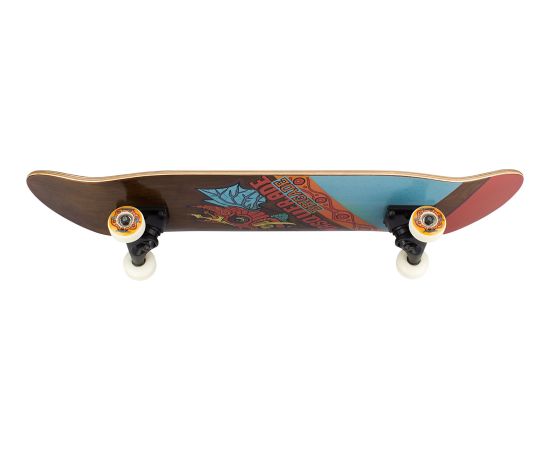 Skateboard NIJDAM MASQUERADE BRIGADE 52NT Dark red/Yellow