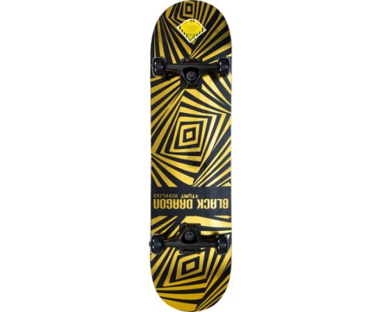 Skateboard BLACK DRAGON PRISM BLOX 6293 Gold/Black