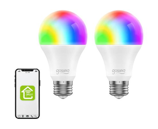 Smart Bulb LED WB4 (2-pack) Gosund (RGB) E27 Tuya