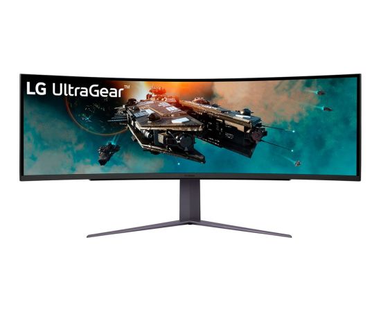 LG UltraGear 49GR85DC-B, gaming monitor - 49 - black, DQHD, AMD Free-Sync, HDR, 240Hz panel