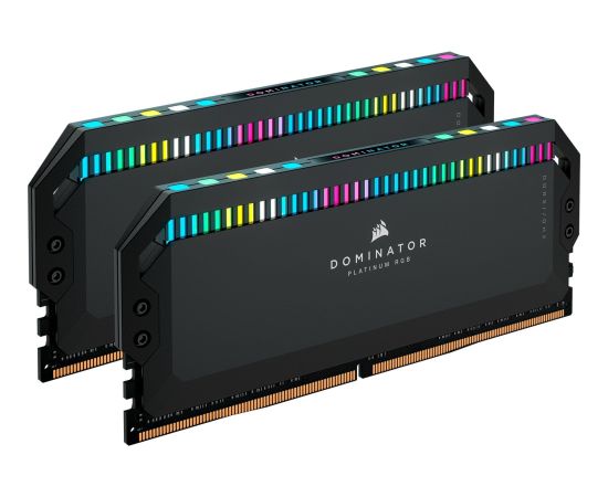 Corsair DDR5 - 64GB - 6800 - CL - 40 (2x 32 GB) dual kit, RAM (black, CMT64GX5M2B6800C40, Dominator Platinum RGB, INTEL XMP)