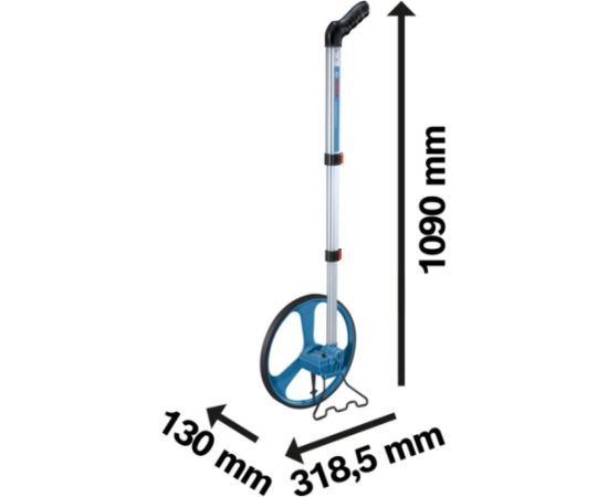 Bosch measuring wheel GWM 32 Professional, range finder (blue)