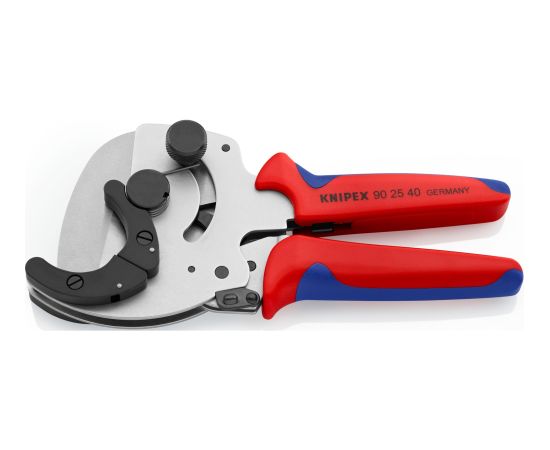 KNIPEX pipe cutter 90 25 40 (red/blue, for composite and plastic pipes)