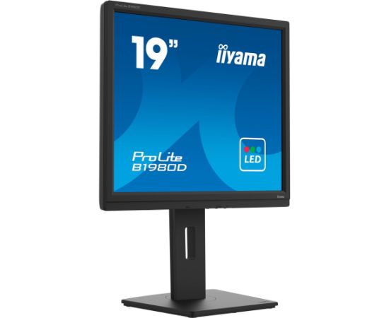 iiyama PROLITE B1980D-B5, LED monitor - 19 - black, VGA, DVI