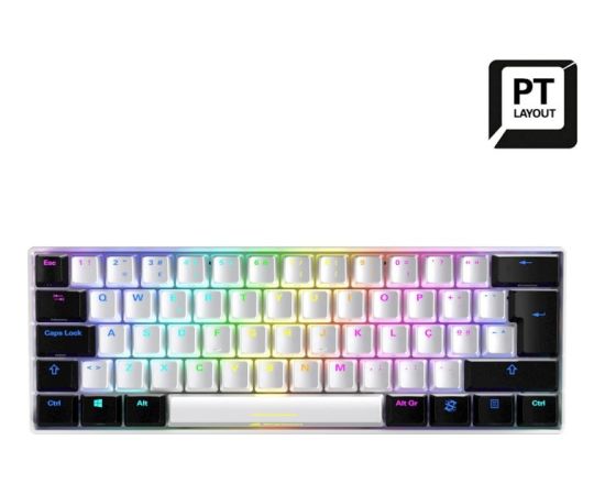 PT layout - Sharkoon SKILLER SGK50 S4, gaming keyboard (white/black, Kailh Red)