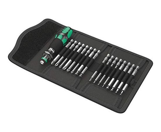 Wera Kraftform Kompakt 60 KK - Folding pouch with 89 mm long bits