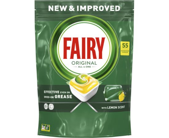 FAIRY ALL IN 1 LEMON tr.mazg.kaps. 55 gab.