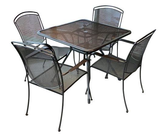 Besk Dārza komplekts, galds ar 4 krēsliem