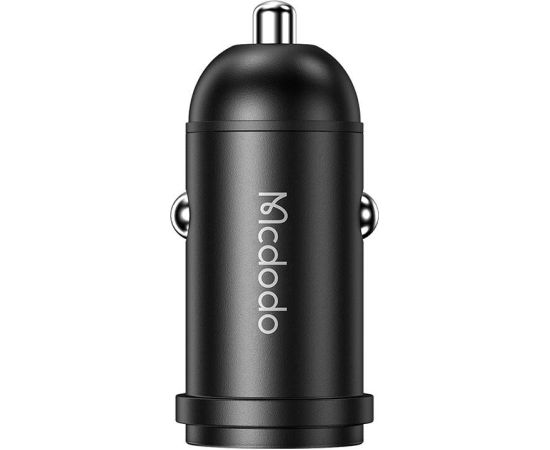 Car Charger McDodo CC-7493 65W With Mini White USB-C Cable With E-mark Chip 1m 100W (black)