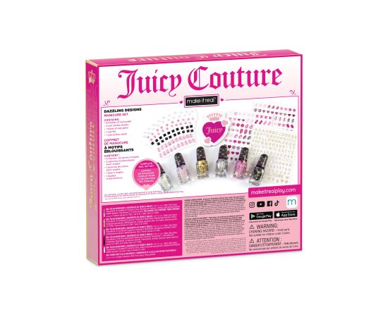 MAKE IT REAL Juicy Couture Dazzling Designs Manikīra komplekts