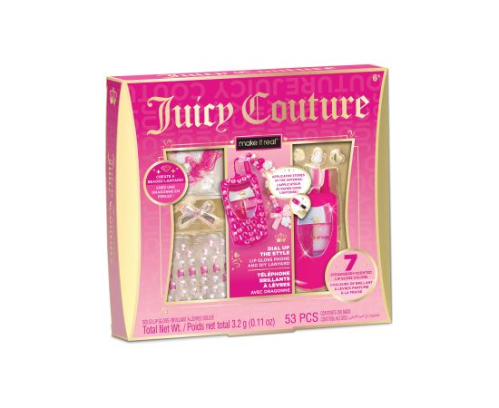 MAKE IT REAL Juicy Couture Tелефон с браслетом и блеском для губ