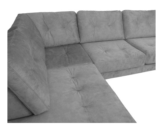 Corner sofa HEIVI LC, grey velvet Диваны