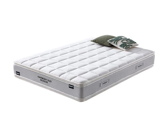 Bed DUKE with mattress HARMONY DUO SEASON 160x200cm