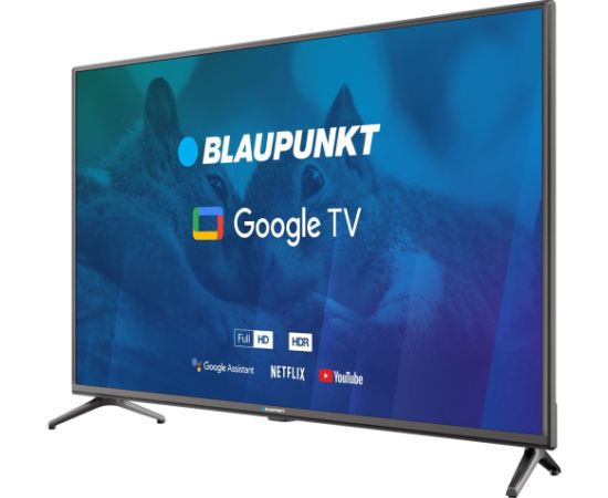 TV 40" Blaupunkt 40FBG5000S Full HD LED, GoogleTV, Dolby Digital Plus, WiFi 2,4-5GHz, BT, black