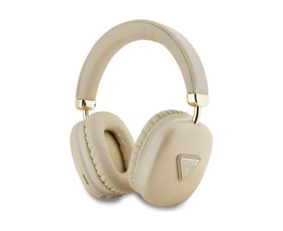 Guess   Headphones BT Saffiano Metallic Triangle Logo Gold
