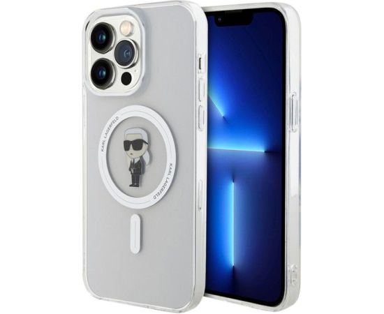 Karl Lagerfeld Apple  iPhone 14 Pro Max PC/TPU Case NFT Karl Ikonik Hard MagSafe Transparent
