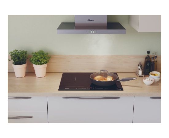 Candy CDTP644SC/E1 Black Indukcijas virsma Iebūvējama virsma - Indukcijas