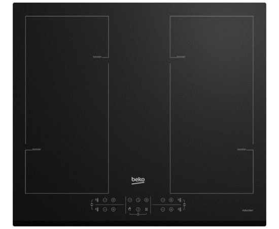 Beko HII64206F2MT Black Indukcijas virsma