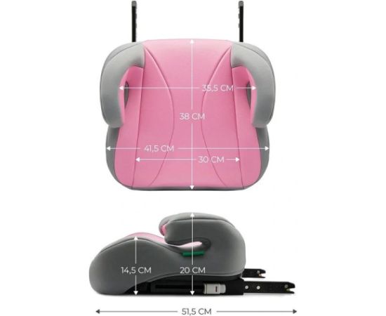 Kinderkraft fotelik samochodowy I-BOOST różowy Автокресла