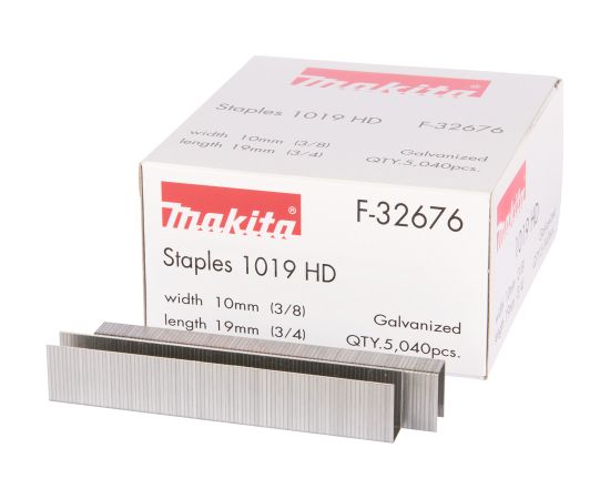 Skavas Makita F-32676; 10x19 mm; 5040 gab.; rūdītas