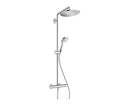 Hansgrohe dušas sistēma ar EcoSmart termostatu Croma Select 280 Air 1jet/Croma Select S Multi, hroms