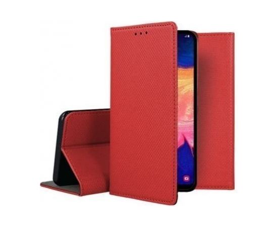 Mocco Smart Magnet Book Case Grāmatveida Maks Telefonam Samsung Galaxy A35 5G Sarkans