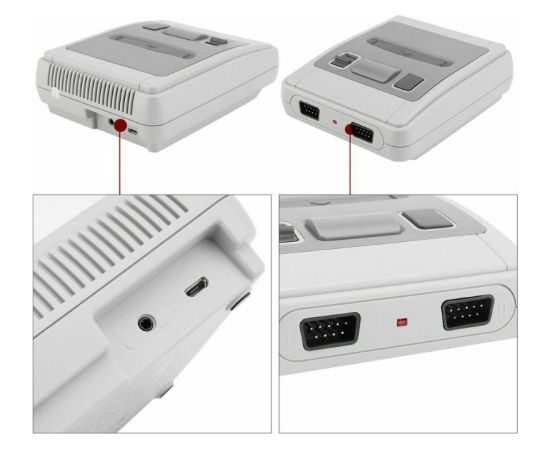 GameBox HD621 Retro 8-Bit TV Hdmi HD 1080p Digitāla Spēļu Konsole ar Divām pultīm un 621 Spēlēm