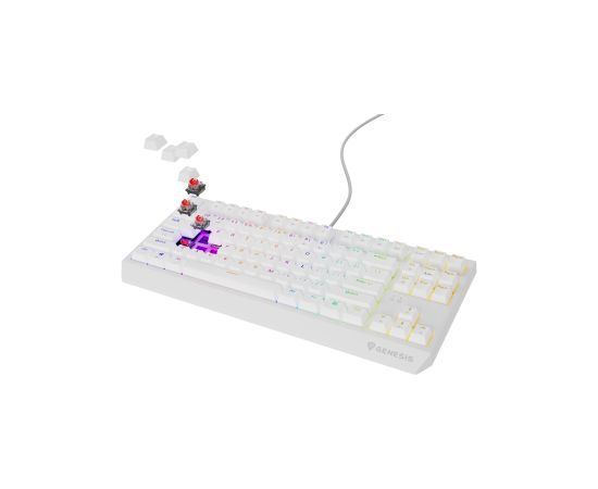 Klaviatūra Genesis Thor 230 TKL RGB Outemu Red