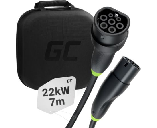 Green Cell EVKABGC02 electric vehicle charging cable Black Type 2 3 7 m