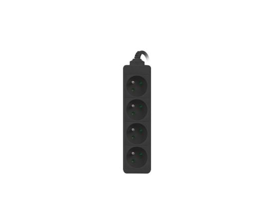 LANBERG POWER STRIP 1M BLACK, 4X 230V PL, UPS