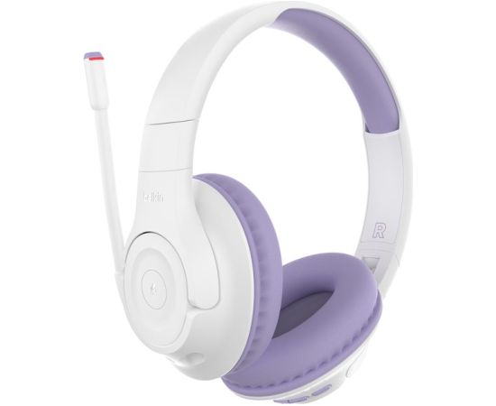 Belkin SOUNDFORMINSPIRE OVEREAR HEADSET LAV Wired & Wireless Head-band Calls/Music USB Type-C Bluetooth Lavender, White