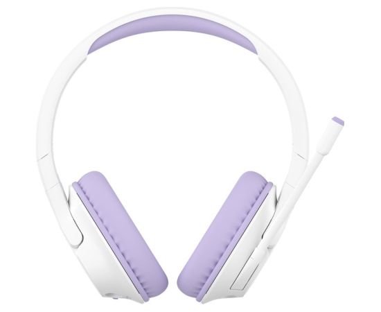 Belkin SOUNDFORMINSPIRE OVEREAR HEADSET LAV Wired & Wireless Head-band Calls/Music USB Type-C Bluetooth Lavender, White