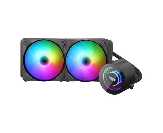 PC Water Cooling AiO Darkflash DX240 RGB 2x 120x120 (black)