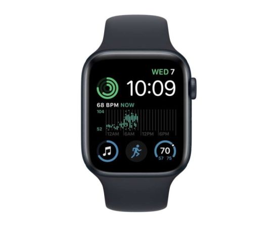 Apple Watch SE 2.gen 44mm GPS + Cellular Aluminum - MIDNIGHT (Atjaunināts, stāvoklis Ļoti labi)