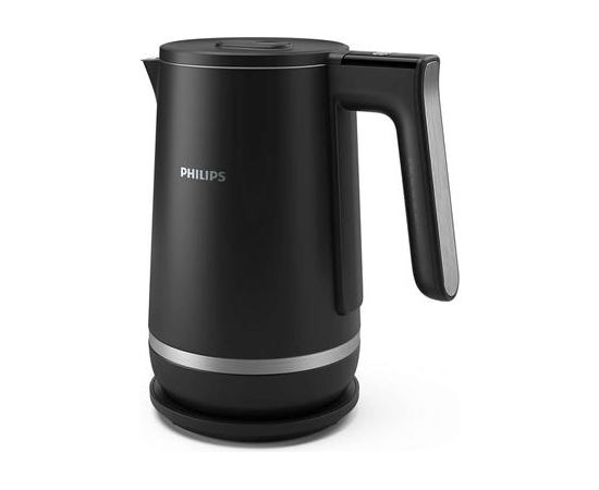 PHILIPS HD9396/90 Double Walled Kettle 7000. sērijas tējkanna, 1.7L, melna