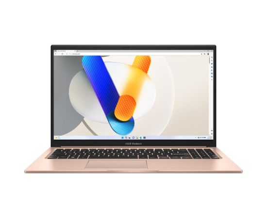 ASUS VivoBook X1504VA-BQ787W 15" Intel i5-1335U 16GB DDR4 512GB SSD Intel Iris Xe Graphics W11H Terra Cotta ENG Portatīvie datori