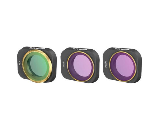 Set of 3 filters CPL+ND8+ND16 Sunnylife for DJI Mini 3 Pro (MM3-FI415)
