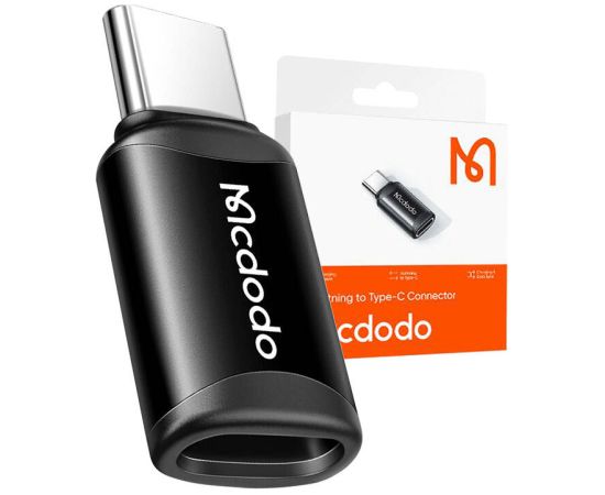 Lightning to USB-C adapter, Mcdodo OT-7700 (black)