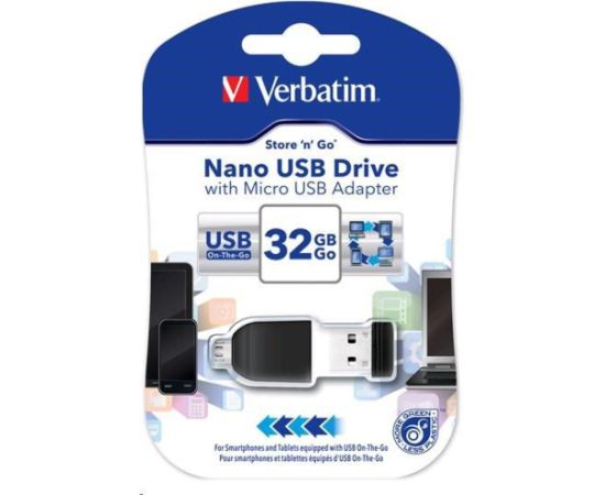 Pendrive Verbatim Nano, 16 GB  (49821)