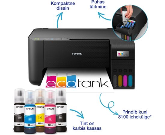 Epson струйный принтер "все в одном" EcoTank L3230, черный
