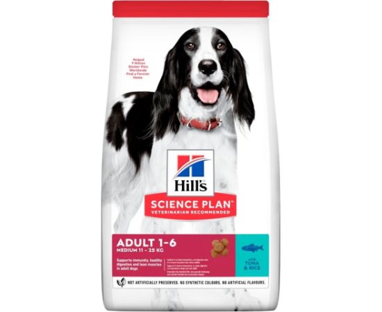HILL'S Science Plan Adult Medium Tuna with rice - dry dog food - 2.5 kg