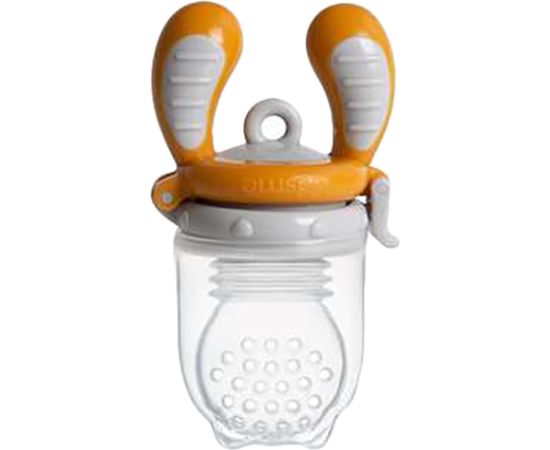 Kidsme Food Feeder bērna ēdināšanas ierīce cietiem produktiem (vidējs), Amber, no 4 mēn. - 160350AM