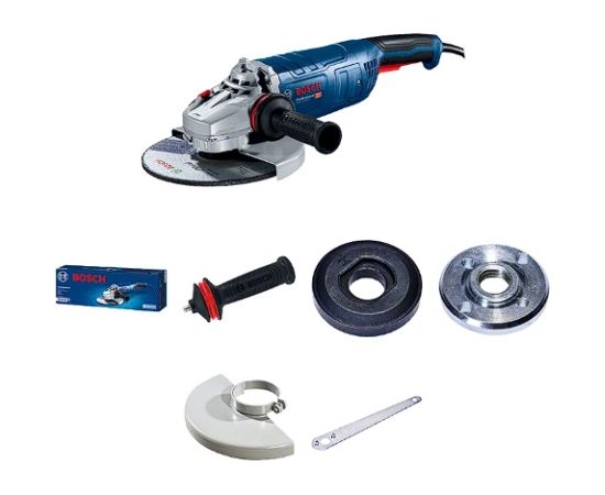 Leņķa slīpmašīna Bosch GWS 24-180 P Professional; 2400 W