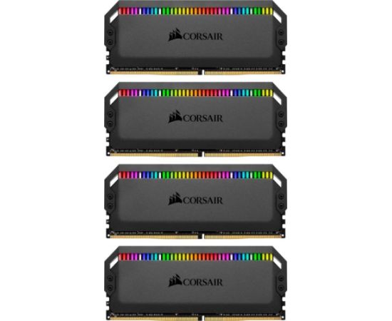 Corsair DDR4 32 GB 3200-CL16 - Quad-Kit - Dominator Platinum RGB Black