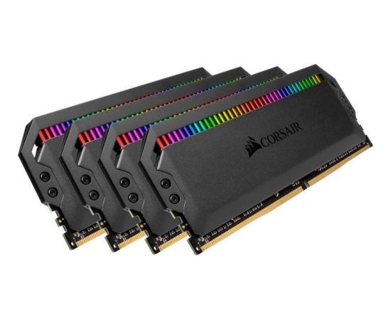 Corsair DDR4 32 GB 3200-CL16 - Quad-Kit - Dominator Platinum RGB Black