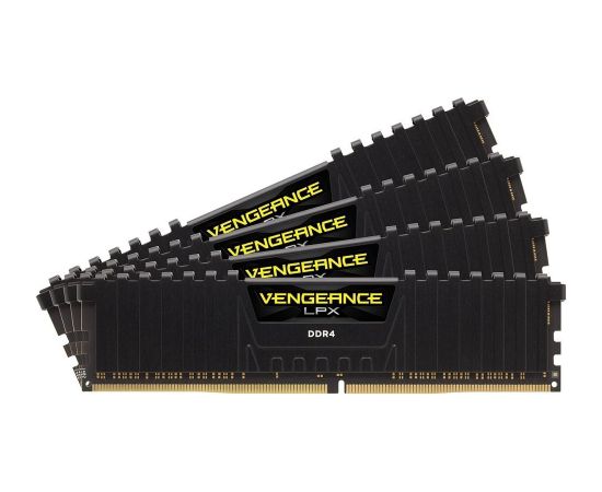 Corsair DDR4 64GB 2666-16 Vengeance LPX Black Quad
