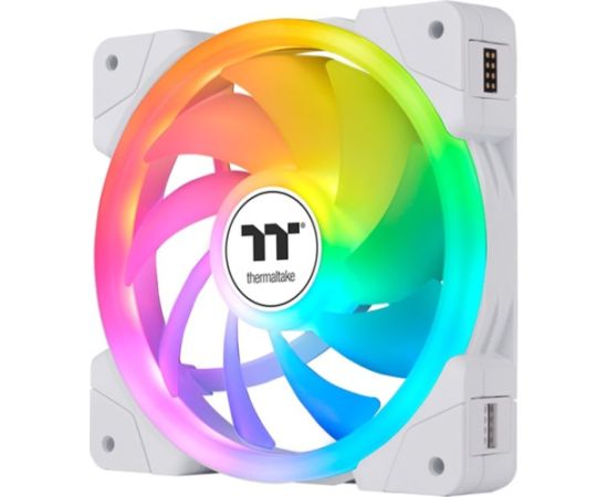 Thermaltake SWAFAN EX12 ARGB Sync PC Cooling Fan white TT Premium Edition, case fan (white, pack of 3)