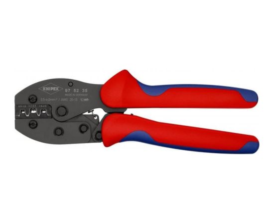 KNIPEX PreciForce crimping pliers 97 52 35 (red/blue, crimping 0.5 - 6.0mm2, F-crimp)