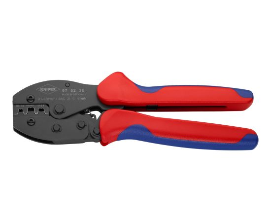 KNIPEX PreciForce crimping pliers 97 52 35 (red/blue, crimping 0.5 - 6.0mm2, F-crimp)